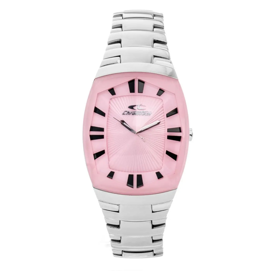 Chronotech Silver Stainless Steel Dress Watch