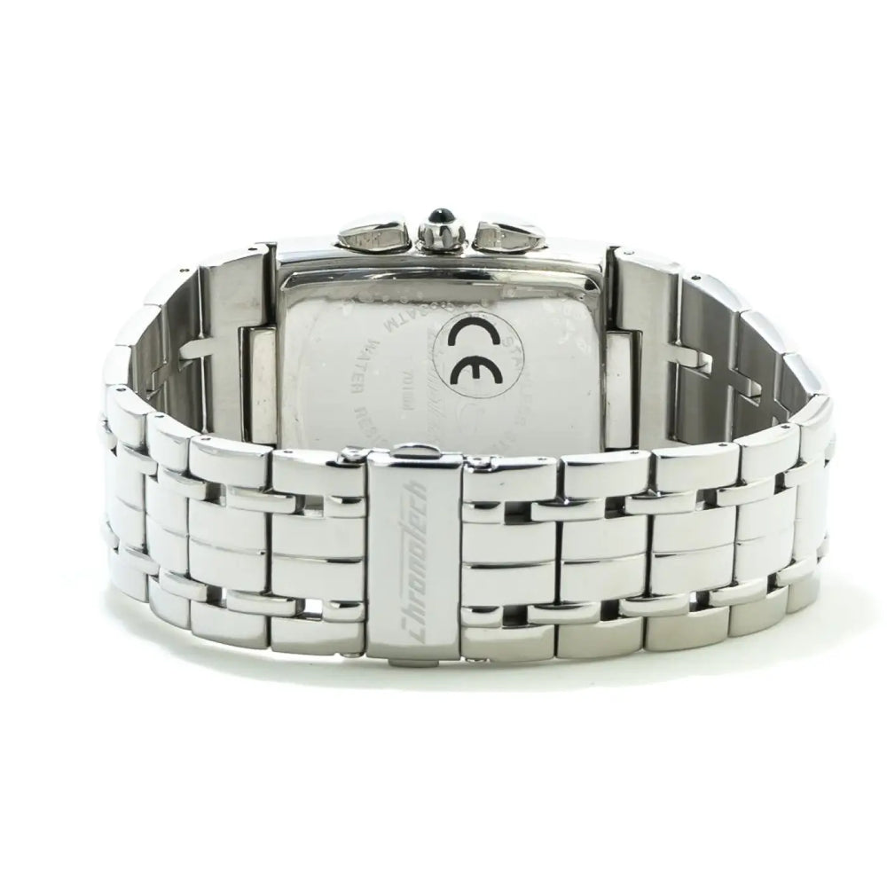Chronotech Silver Stainless Steel Dress Watch