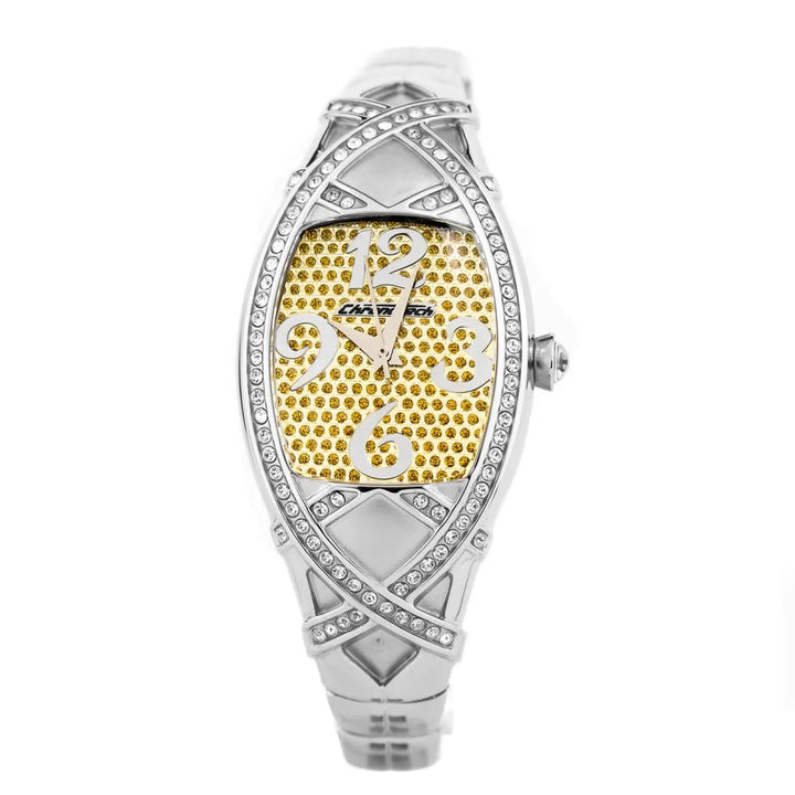 Chronotech Silver Stainless Steel Dress Watch
