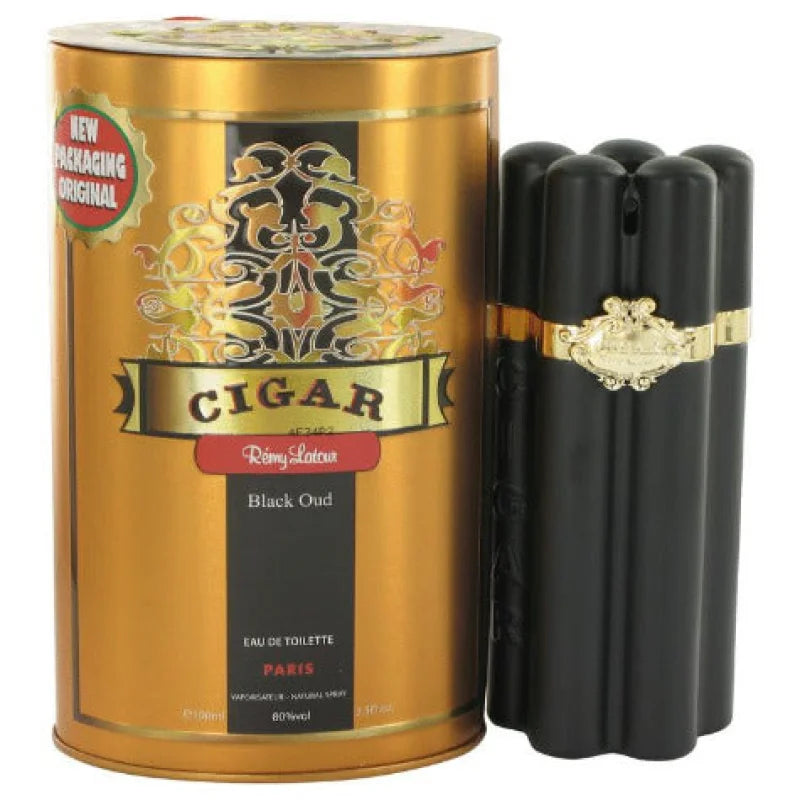 Masculine Cigar Black Oud by Remy Latour with Sicilian Lemon Twist Men’s Cologne