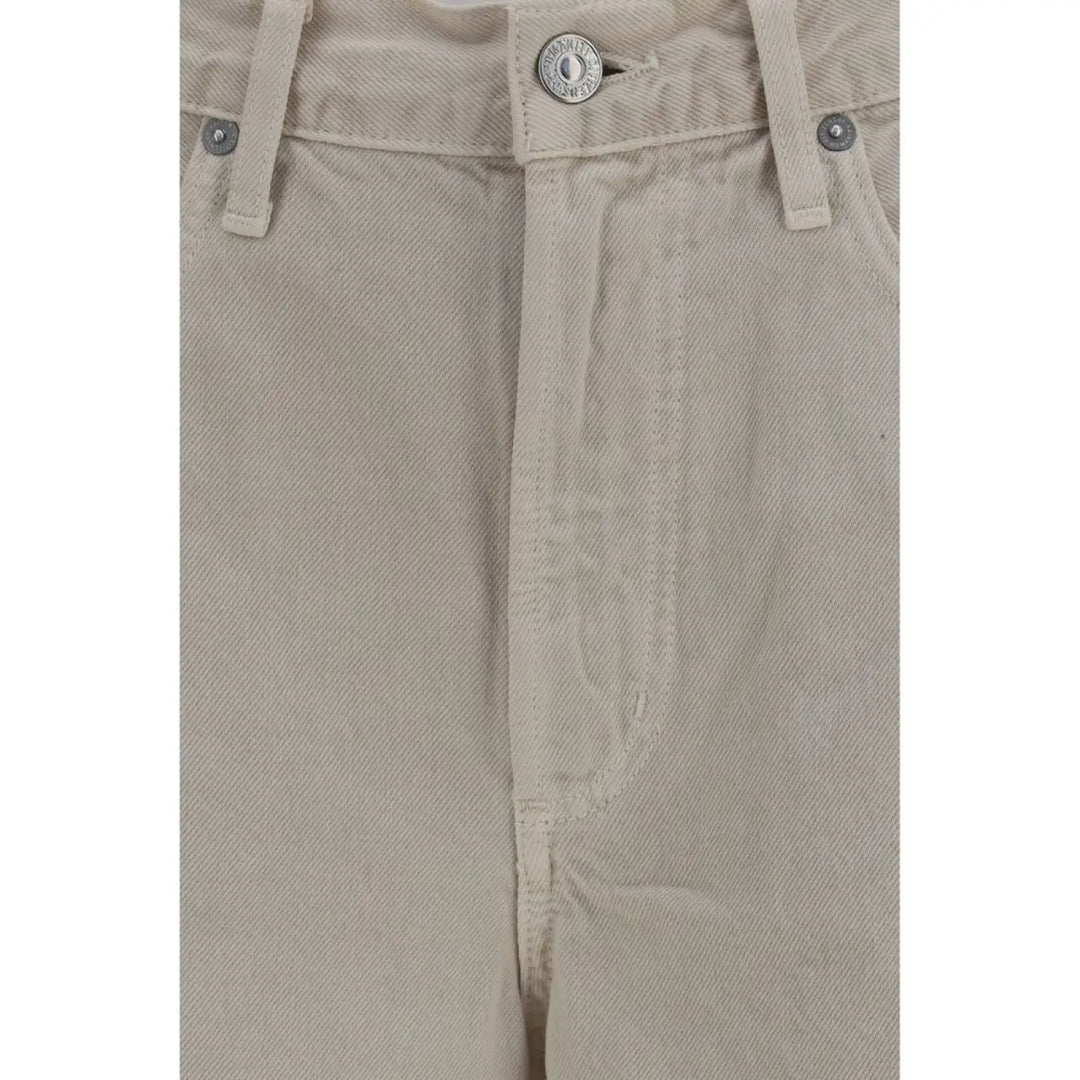 Citizens of Humanity Beige Cotton Jeans Denim