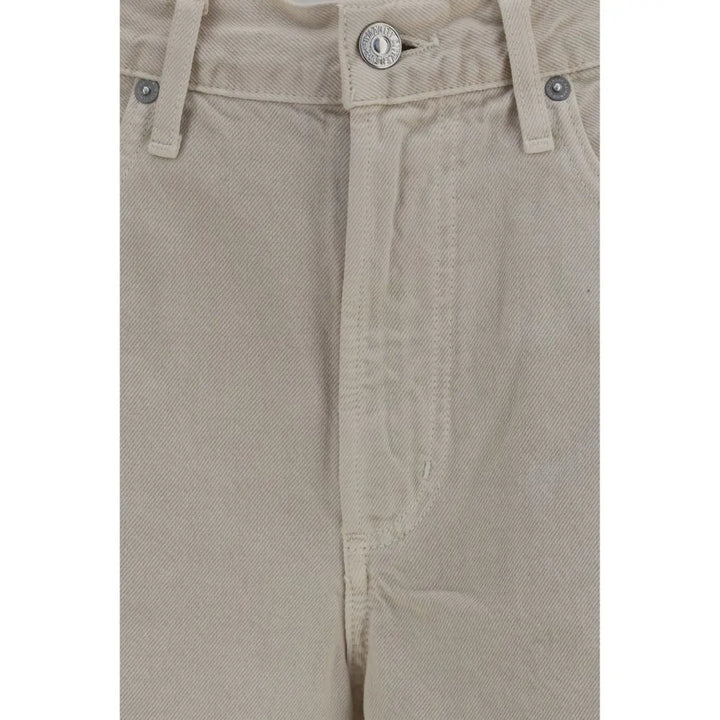 Citizens of Humanity Beige Cotton Jeans Denim