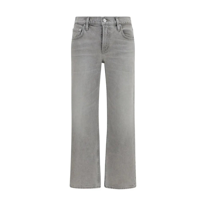 Citizens of Humanity Gray Cotton Straight-leg Jeans