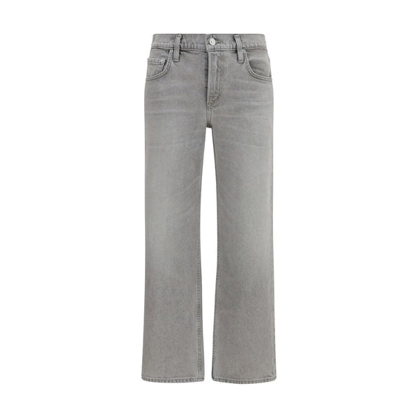 Citizens of Humanity Gray Cotton Straight-leg Jeans