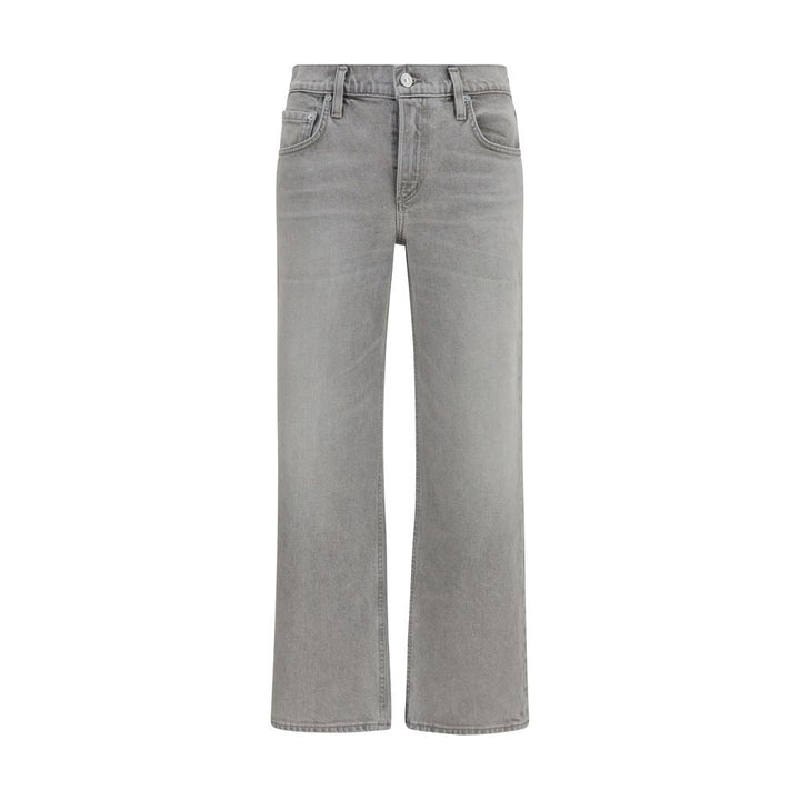 Citizens of Humanity Gray Cotton Straight-leg Jeans