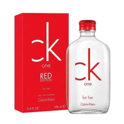 Experience the Allure of Red Edition Eau with Juicy Watermelon Notes Women’s Perfume Calvin Klein