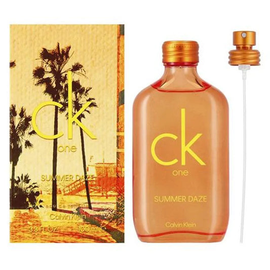 Summer Daze Eau Vibrant Kumquat Mint Tea Spark with White Musk Unisex Fragrance Calvin Klein