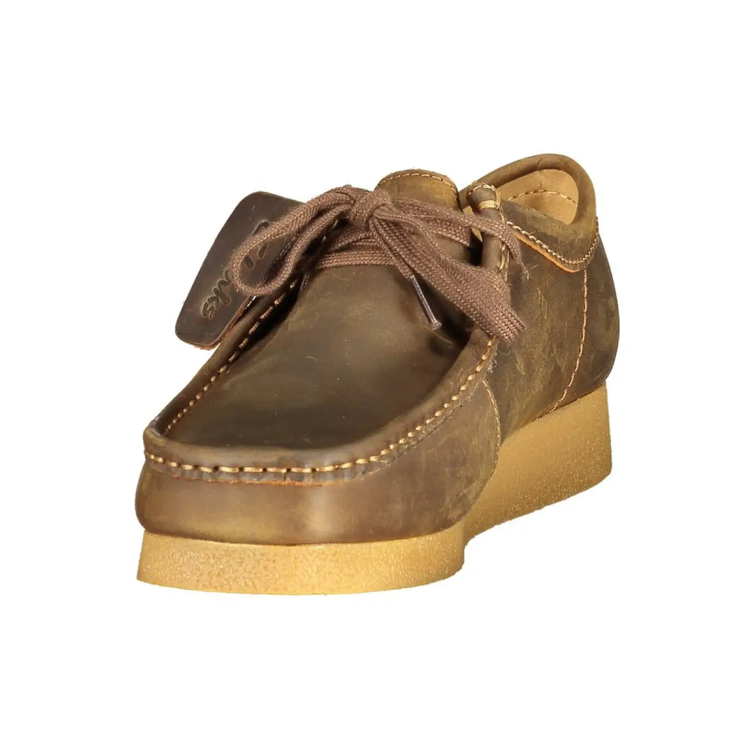 Clarks Brown Leather Men’s Sneaker