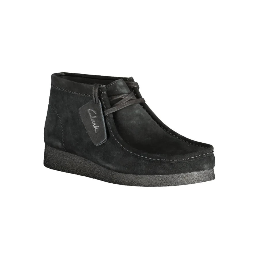 Clarks Nero Leather Men Sneaker