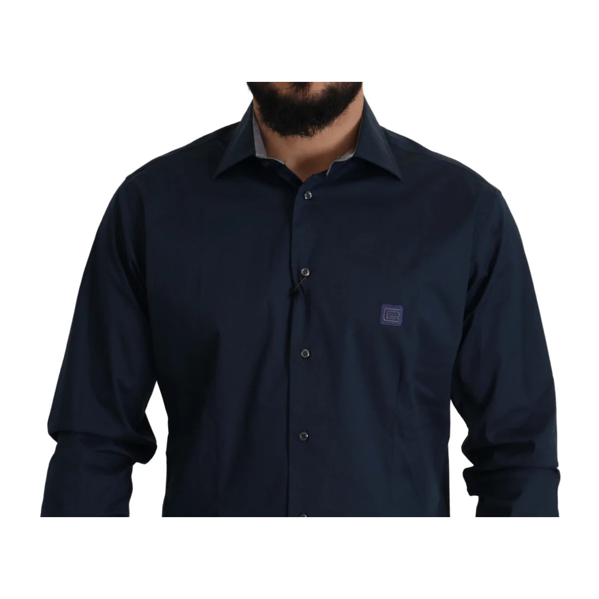 Class Roberto Cavalli Cotton Dress Shirt for Men Authentic and Stylish