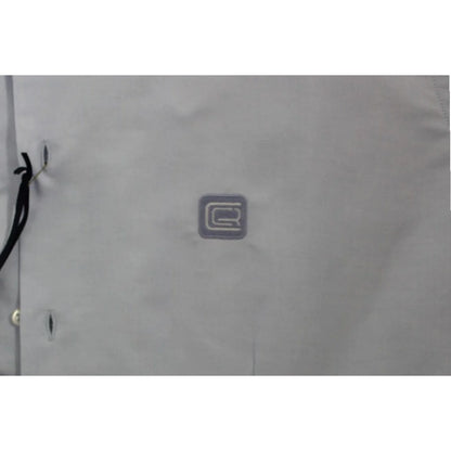 Class Roberto Cavalli Light Blue Cotton Button Shirt