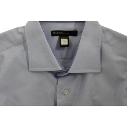 Class Roberto Cavalli Light Blue Cotton Button Shirt