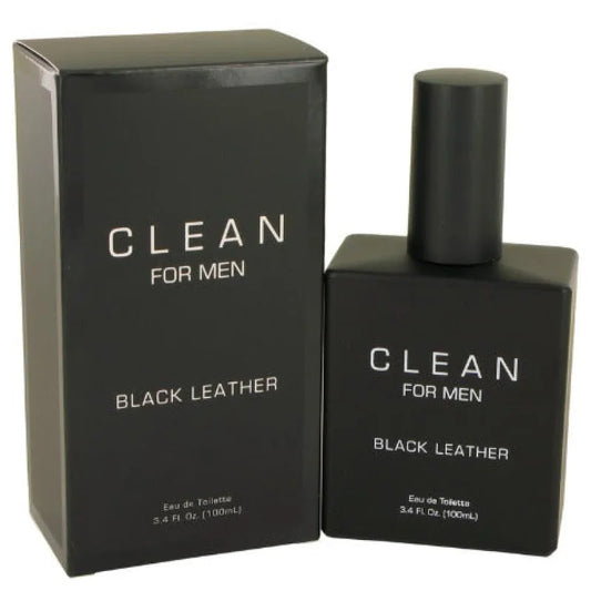 Clean Black Leather Eau With Musk Amber And Pepper Edge Men’s Cologne
