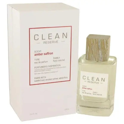 Experience the Essence of Clean Reserve Amber Saffron Eau Women’s Perfume