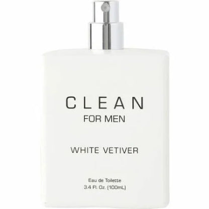 Clean White Vetiver Eau De Toilette for Men Sophisticated Fresh Scent Men’s Cologne