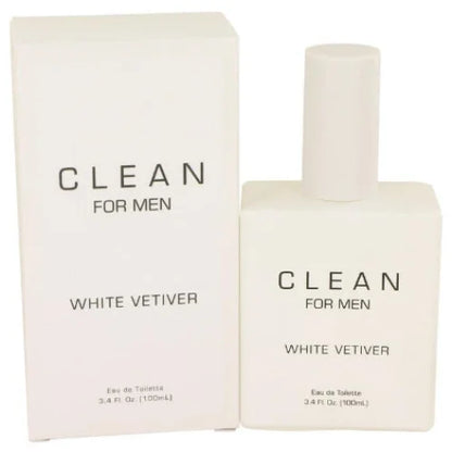 Clean White Vetiver Eau De Toilette for Men Sophisticated Fresh Scent Men’s Cologne