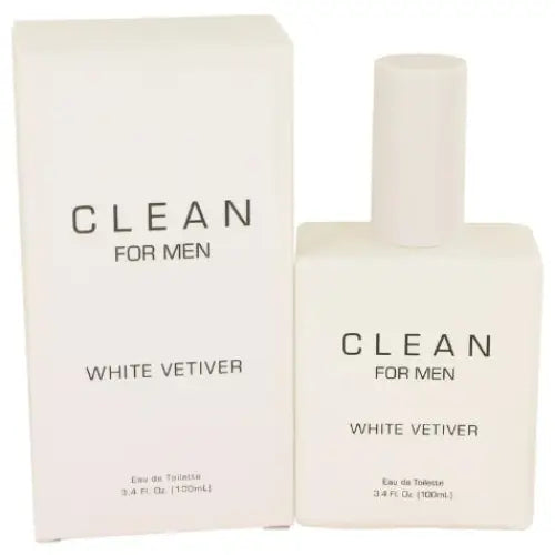 Unleash Your Charm with Clean White Vetiver Eau De Toilette Men’s Cologne