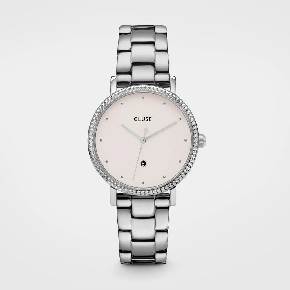 Cluse Silver Stainless Steel Dress Watch