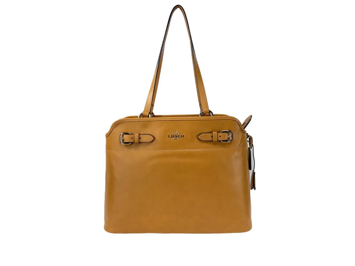Coach Easton Brown Leather Tote Bag