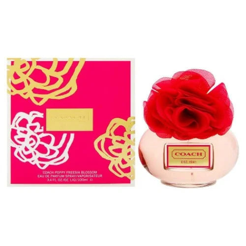 Coach Poppy Freesia Blossom Perfume Sweet Raspberry and Macaron Scent Women’s