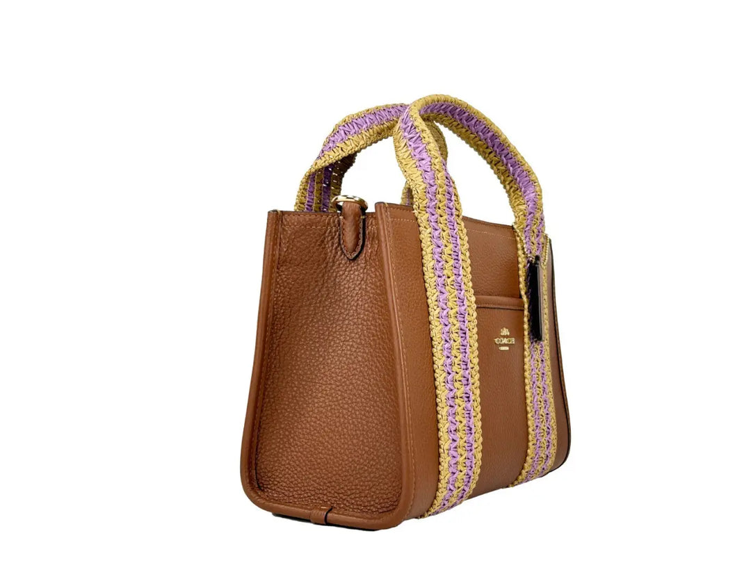COACH Coach Straw Web Smith 24 Tote Bag Purse
