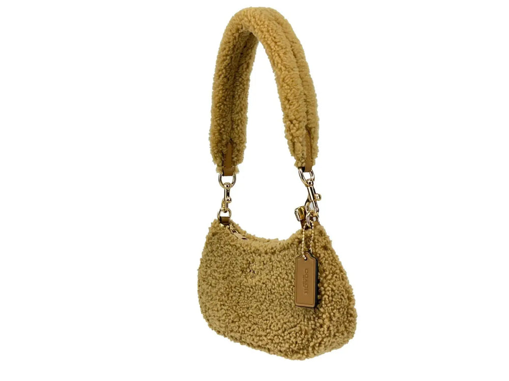 COACH - Coach Teri Mini Shearling Fur Crossbody Bag