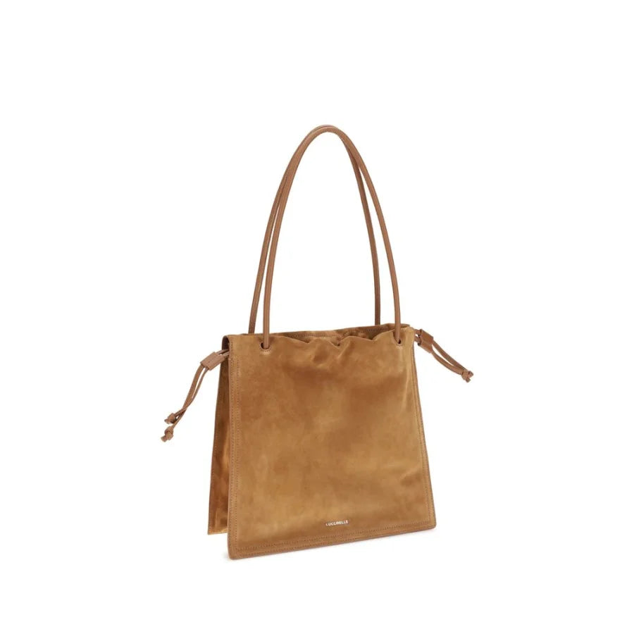 Coccinelle Beige Calf Leather Bos Taurus Handbag