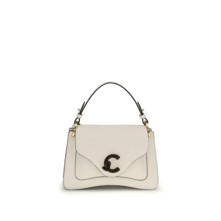 Coccinelle Beige Calf Leather Bos Taurus Shoulder Bag