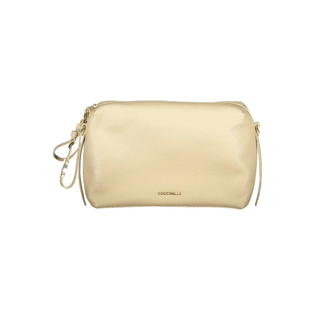 Coccinelle Beige Leather Woman Handbag