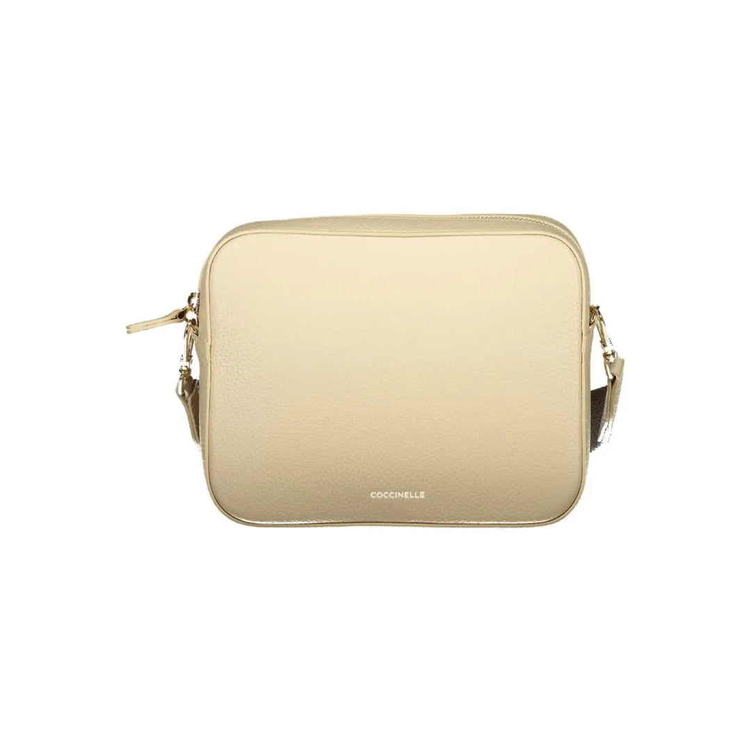 Coccinelle Beige Leather Women Handbag