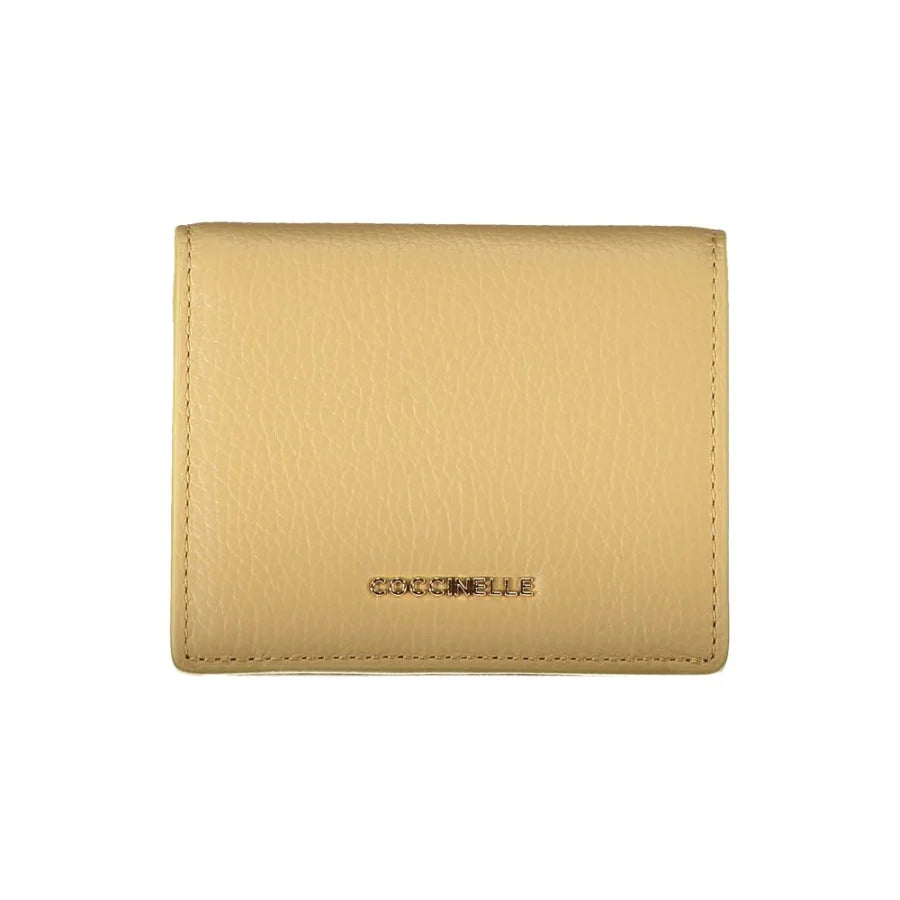 Coccinelle Beige Leather Women Wallet