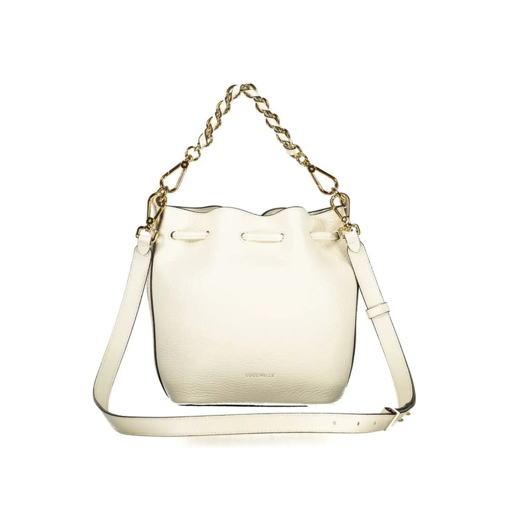 Coccinelle Bianco Leather Women’s Bag