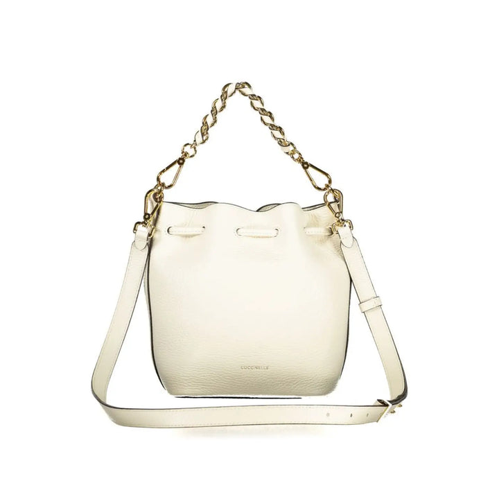 Coccinelle Bianco Leather Women’s Bag