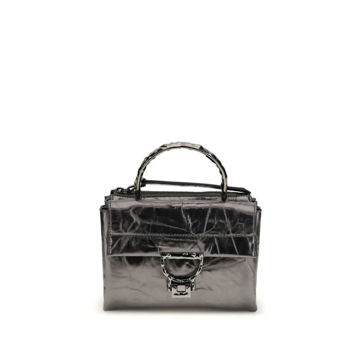 Coccinelle Black Calf Leather Bos Taurus Handbag