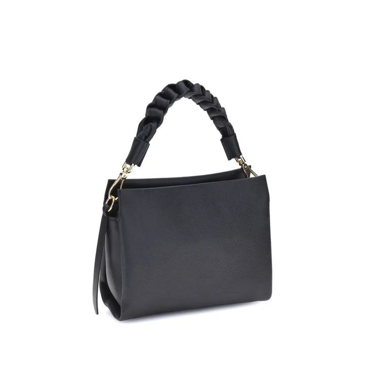 Coccinelle Black Calf Leather Bos Taurus Handbag