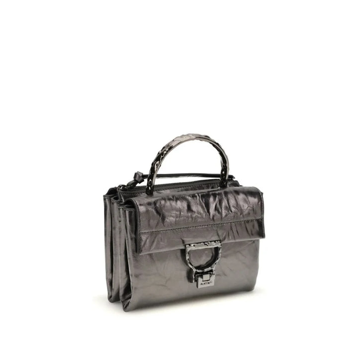 Coccinelle Black Calf Leather Bos Taurus Handbag