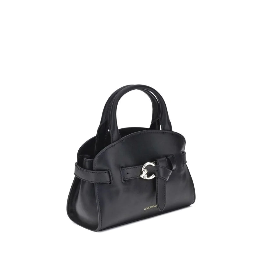 Coccinelle - Black Calf Leather Bos Taurus Handbag