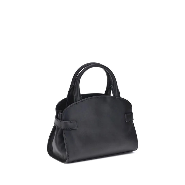 Coccinelle Black Calf Leather Bos Taurus Handbag