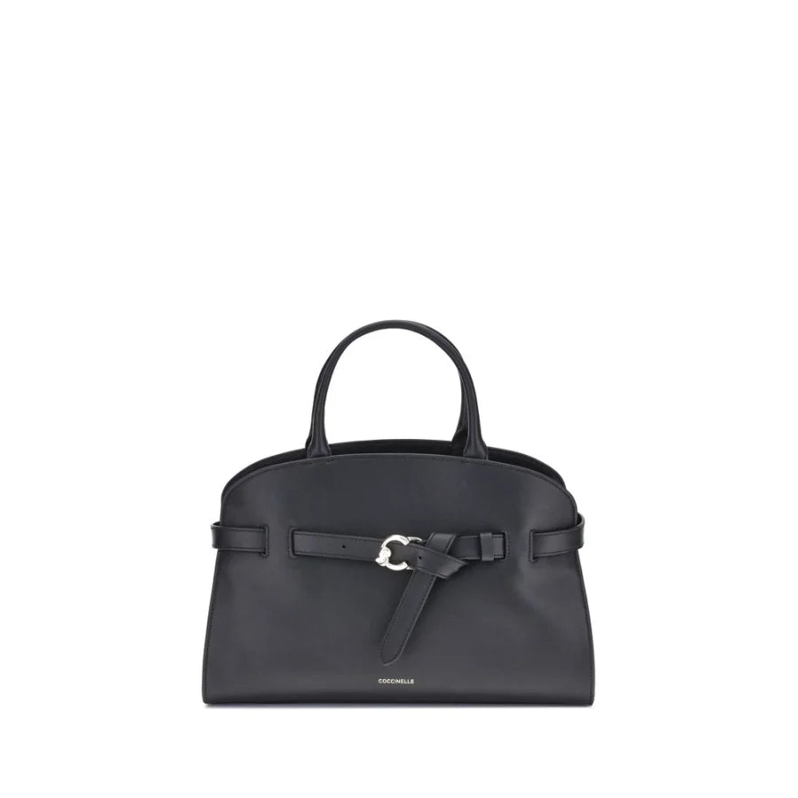 Coccinelle Black Calf Leather Bos Taurus Handbag