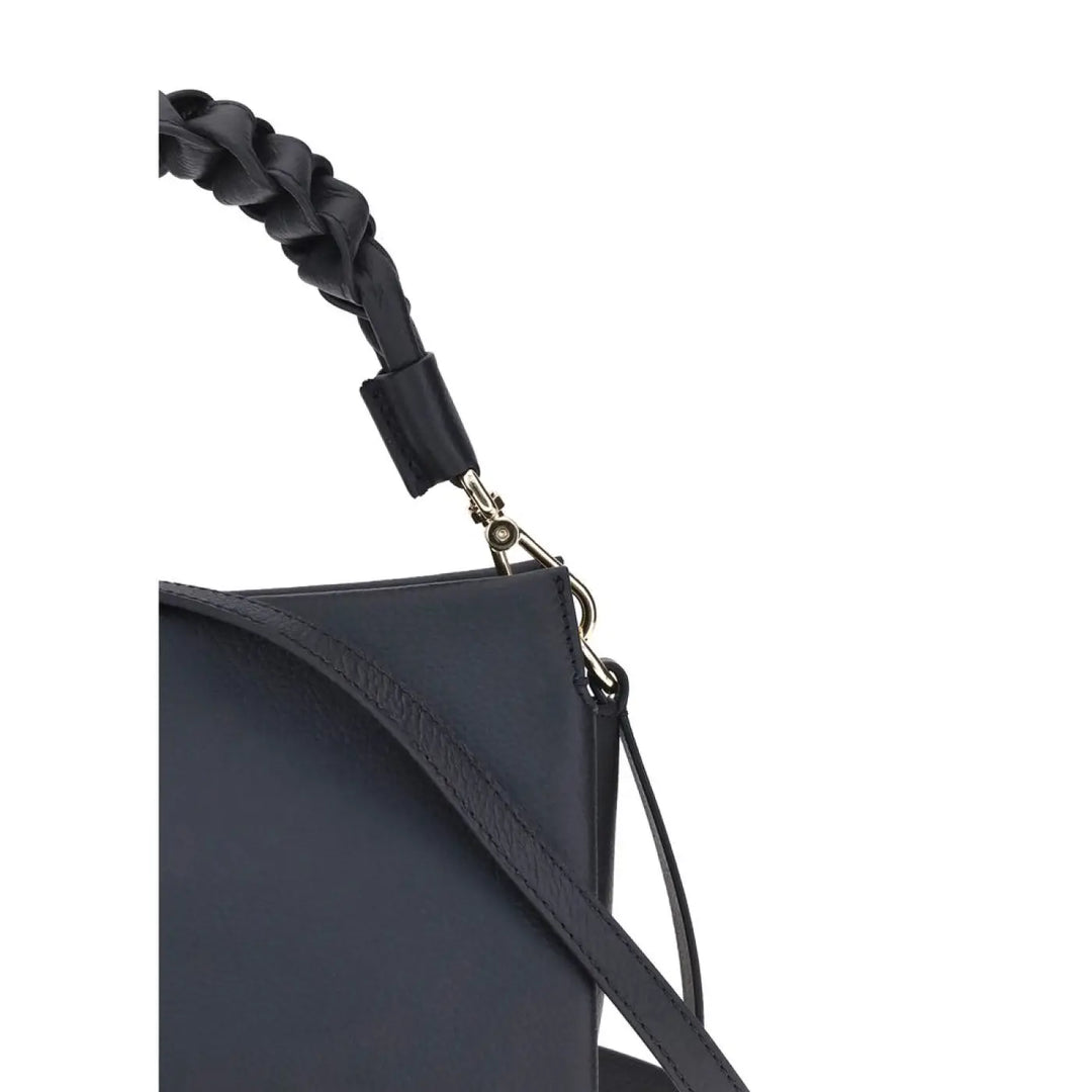 Coccinelle Black Calf Leather Bos Taurus Shoulder Bag