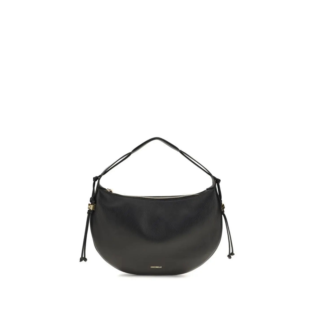 Coccinelle Black Calf Leather Bos Taurus Shoulder Bag