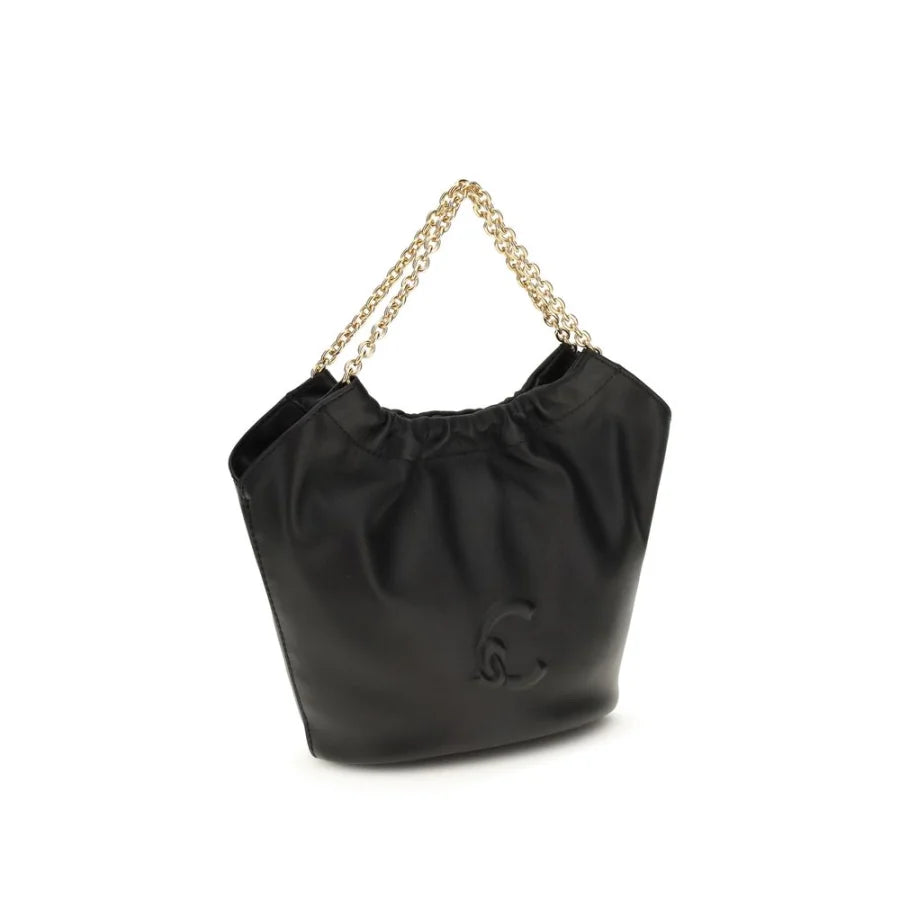 Coccinelle Black Calf Leather Bos Taurus Shoulder Bag