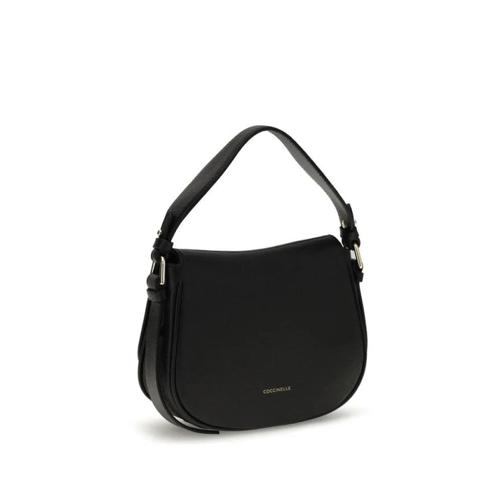 Coccinelle Black Calf Leather Bos Taurus Shoulder Bag