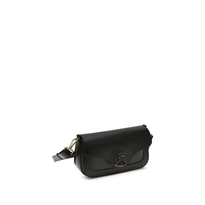 Coccinelle Black Calf Leather Bos Taurus Shoulder Bag