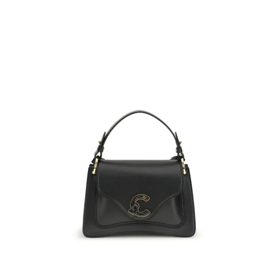 Coccinelle Black Calf Leather Bos Taurus Shoulder Bag