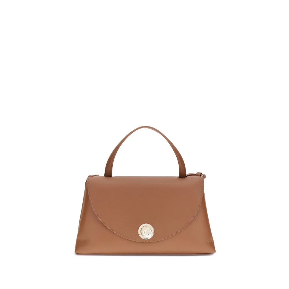 Coccinelle Brown Calf Leather Bos Taurus Handbag