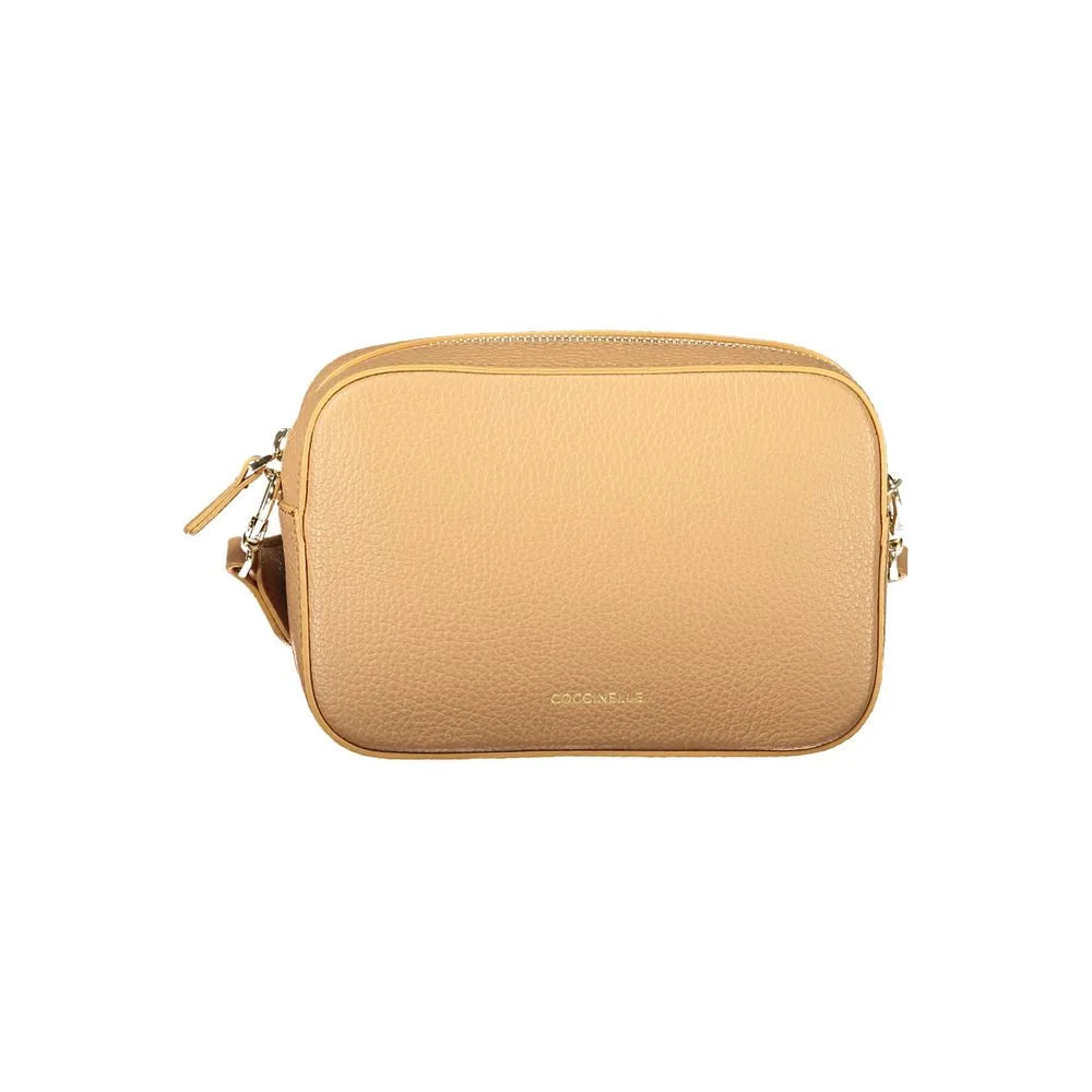 Coccinelle Brown Leather TEBE Bag Where Elegance Meets Functionality