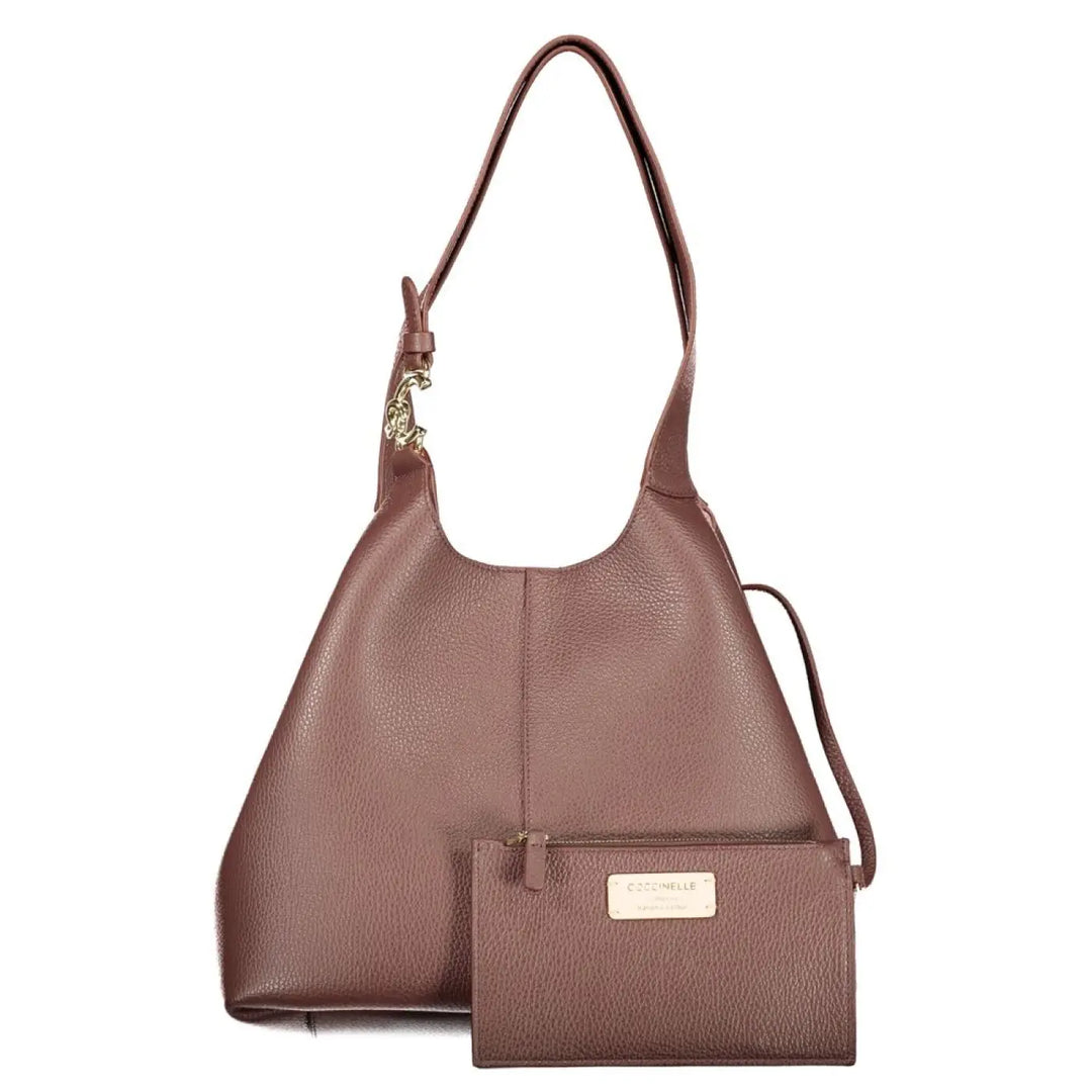 Coccinelle Brown Leather Women’s Bag