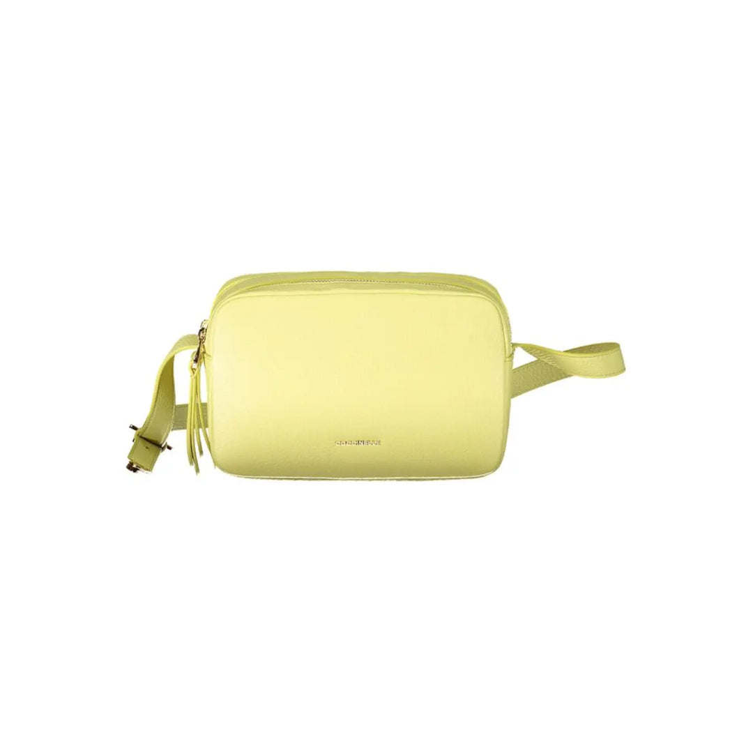 Coccinelle Giallo Leather Women Shoulder Bag