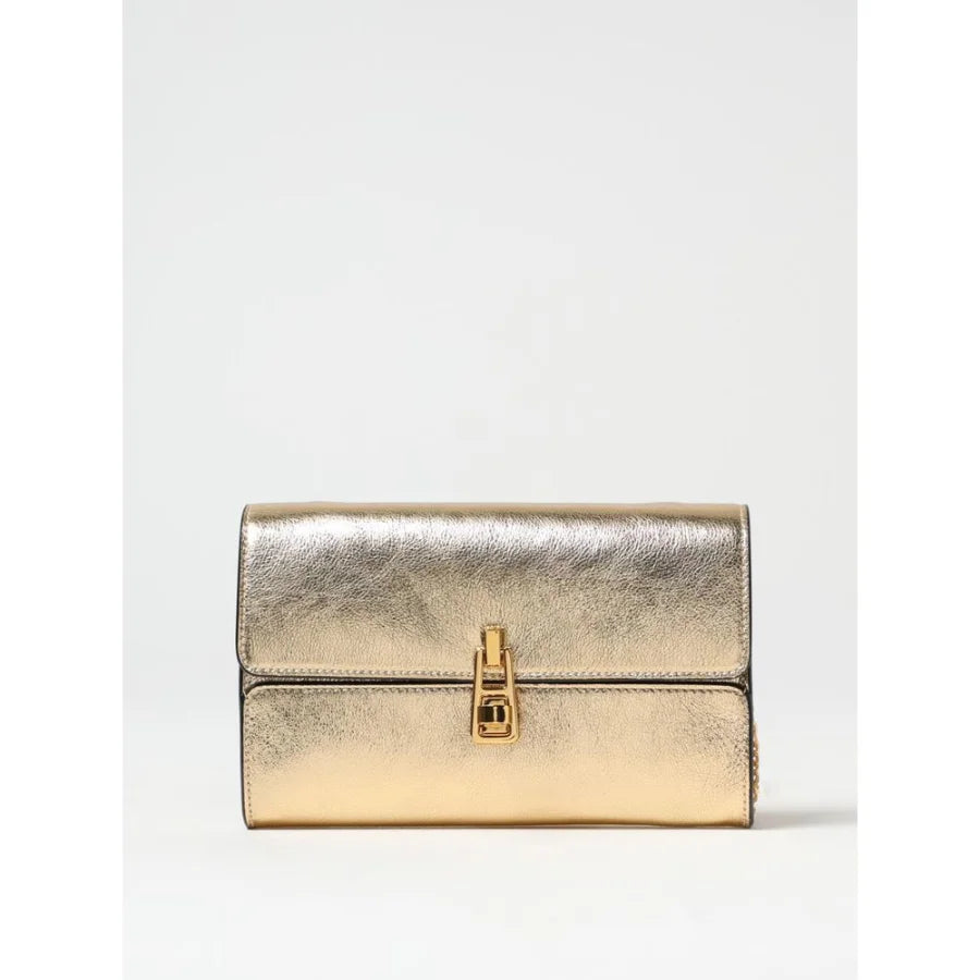 Coccinelle Gold Leather Shoulder Bag